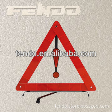 high visibility traffic safety warning triangle
